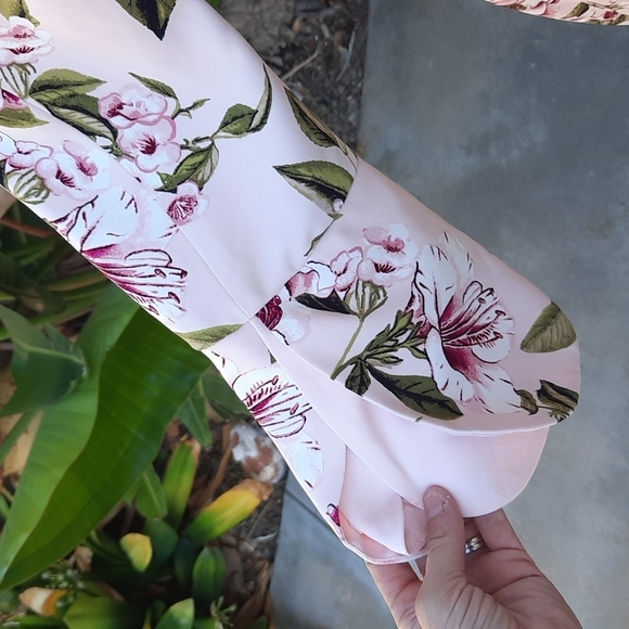 White House Black Market pink floral dress size 4 - Picture 6 of 12